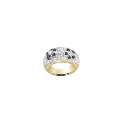 Floral-Cut Yellow Gold Ring