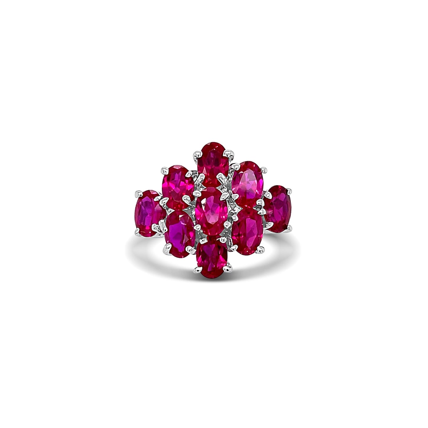 Ruby Oval-Cut Birthstone Gold Ring