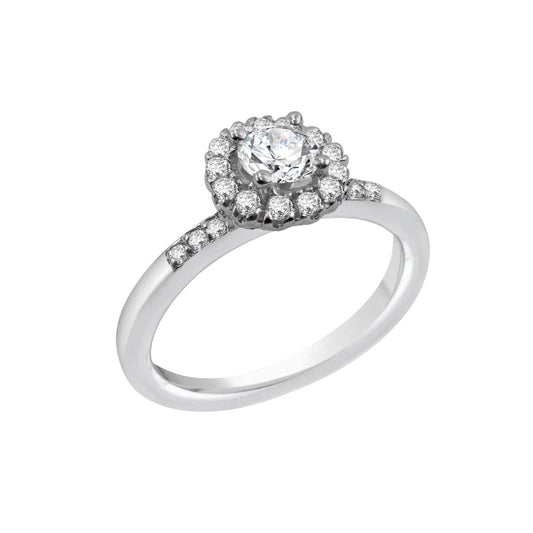 Pure Radiance Engagement Gold Ring