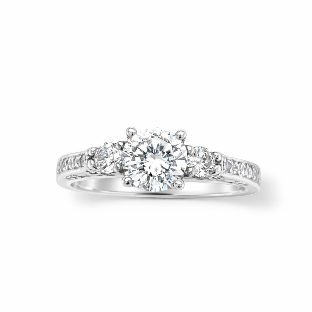 Eternal Brilliance Engagement Gold Ring