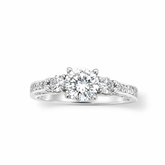 Eternal Brilliance Engagement Gold Ring