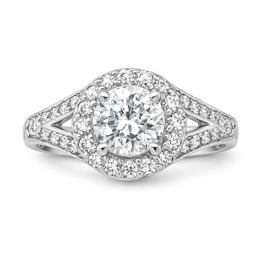 Radiant Promise Engagement Gold Ring