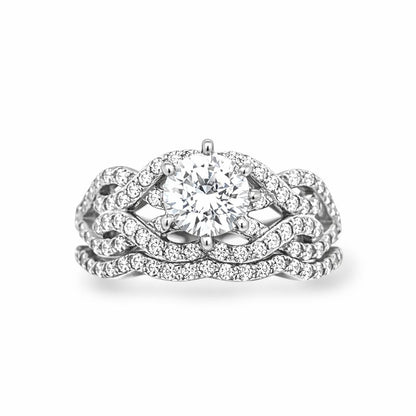 Timeless Radiance Engagement Gold Ring