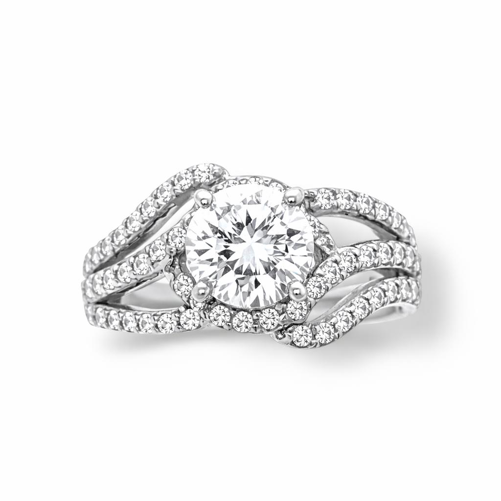 Eternal Radiance Engagement Gold Ring