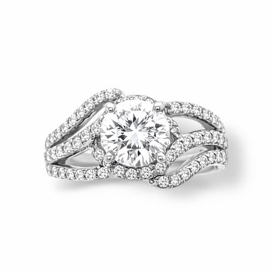 Eternal Radiance Engagement Gold Ring