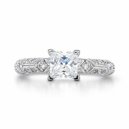 Diamond Dynasty Engagement White Gold Ring