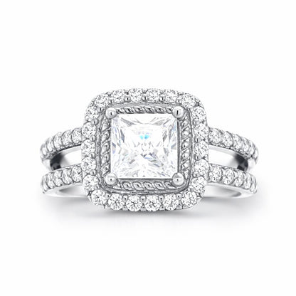 Imperial Grace Engagement White Gold Ring