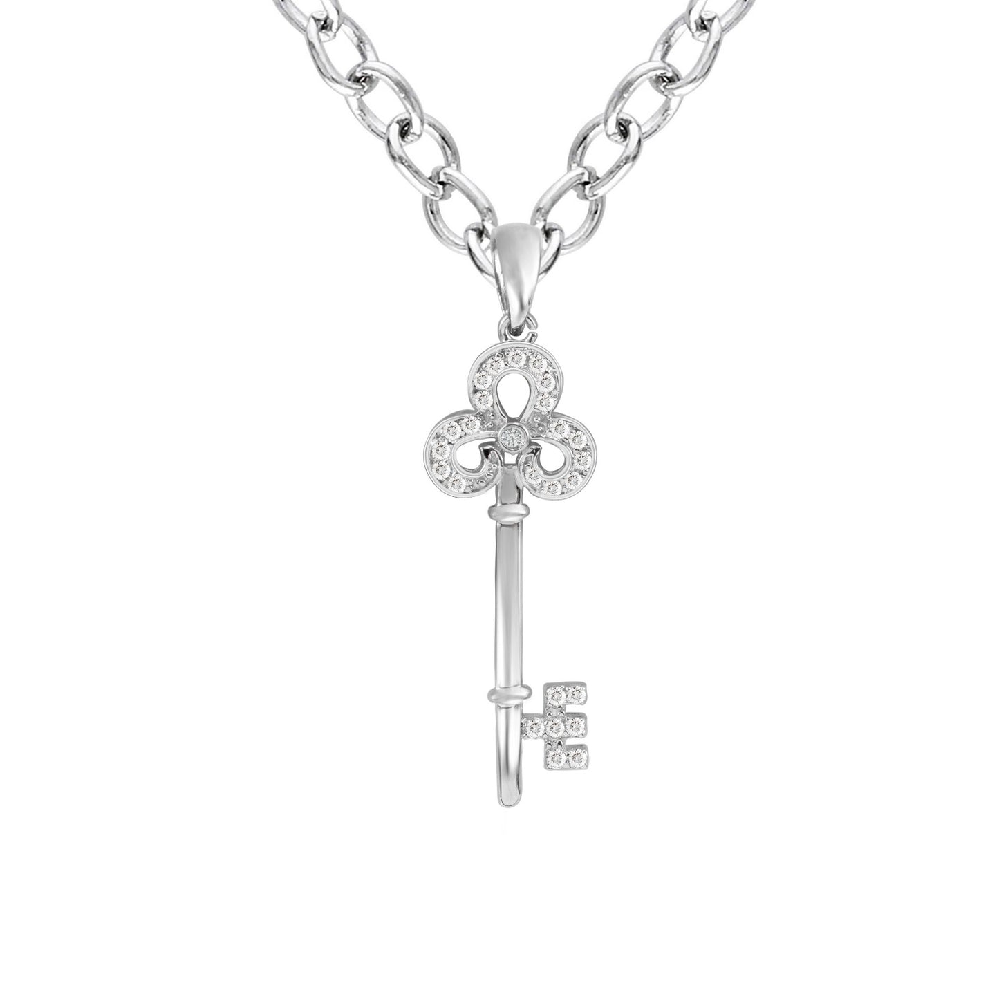 Diamond Promise White Gold Key