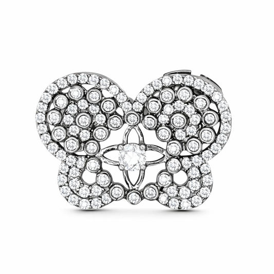 Butterfly Dream White Gold Pendant