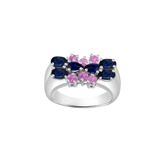 Multicolor Birthstone Gold Ring