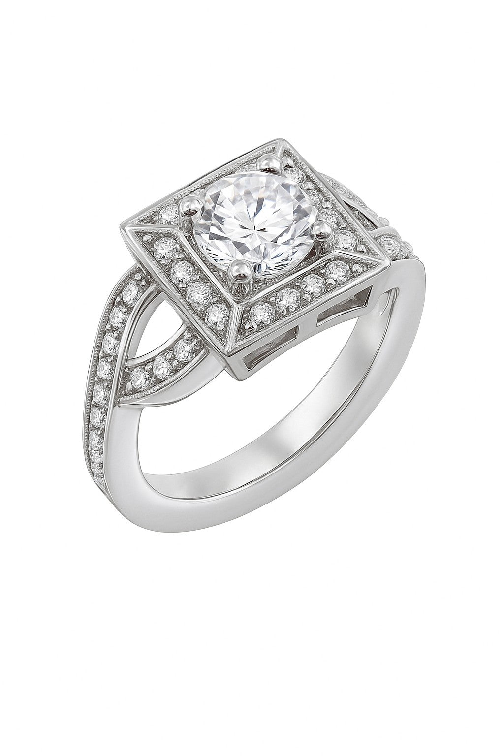 Moonlit Serenity Cocktail Ring