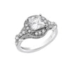 Center 1.5 ct Certified Lab Diamond / Silver / 6