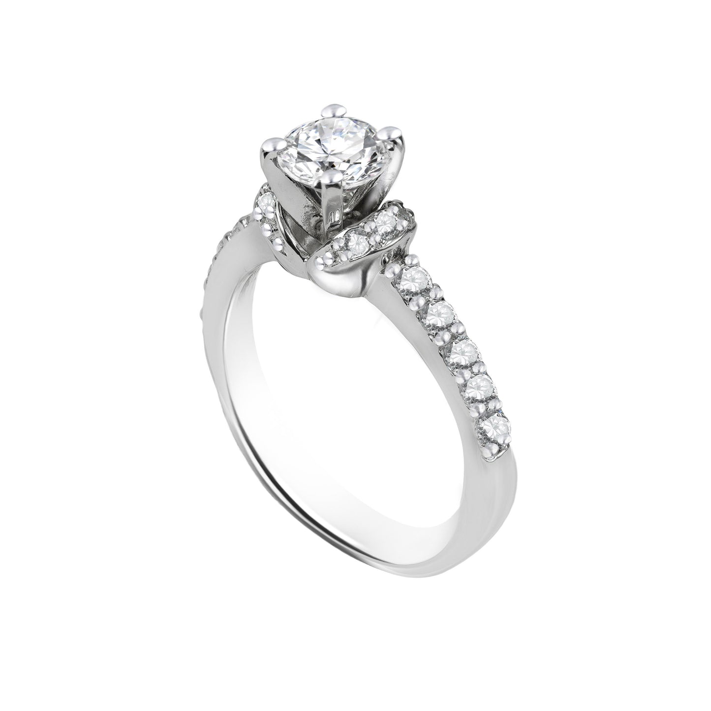 Captivating Cascade Engagement Ring