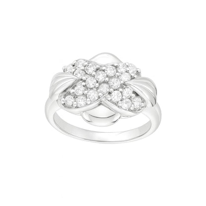 Round Cut White Gold Ring
