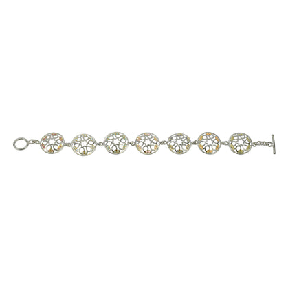 Dogwood Link Gold Bracelet