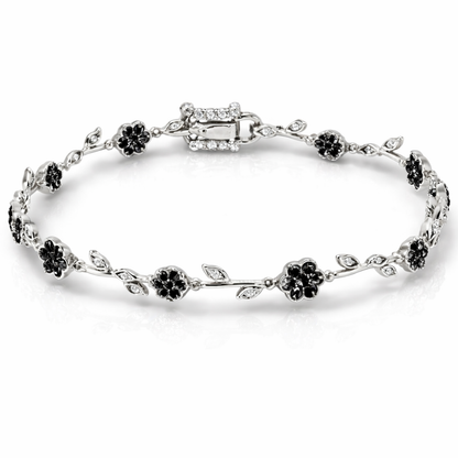Enchanted Garden Sapphire & Diamond Bracelet