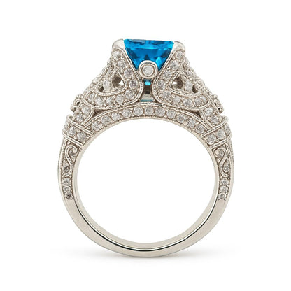 Azure Breeze Topaz Whisper Ring