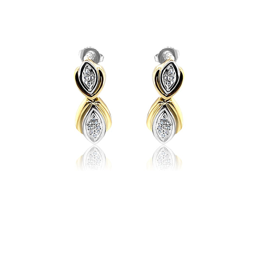 14K GOLD DROP EARRING FOR WOMEN