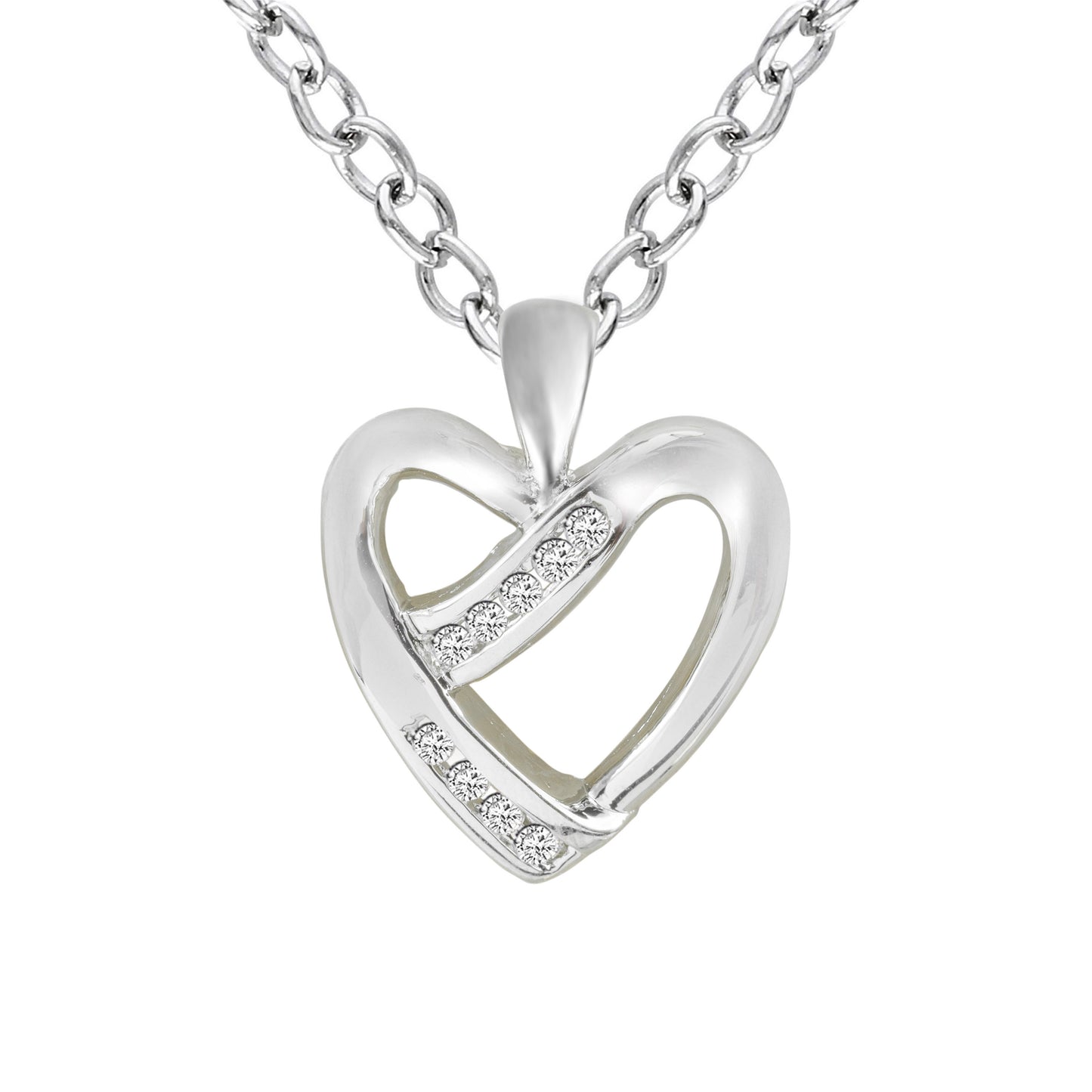 Open Heart Design Gold Pendant