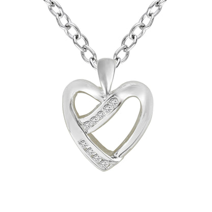Open Heart Design Gold Pendant