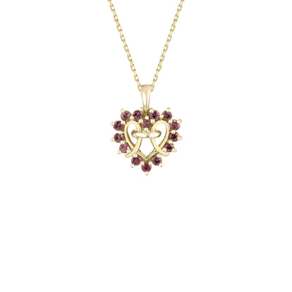 Heart Tourmaline Pendant