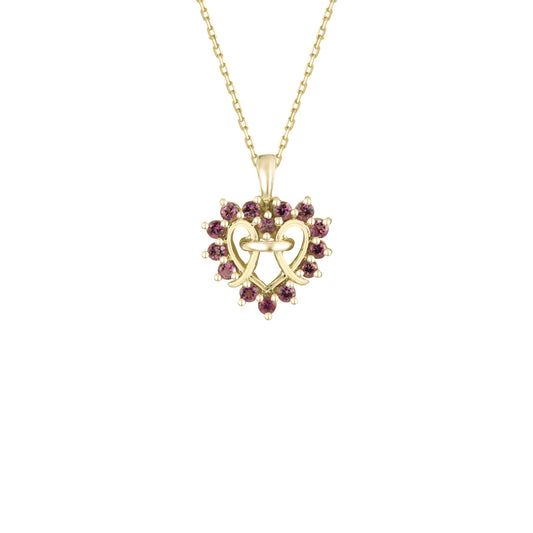 Heart Tourmaline Pendant