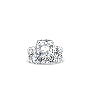 Halo of Love Engagement Ring