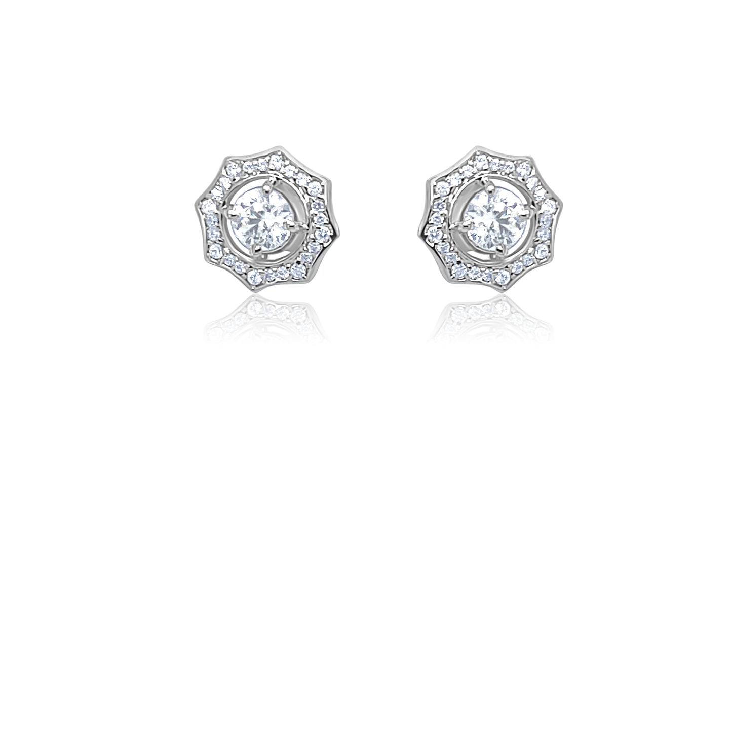 14KW STUD EARRING