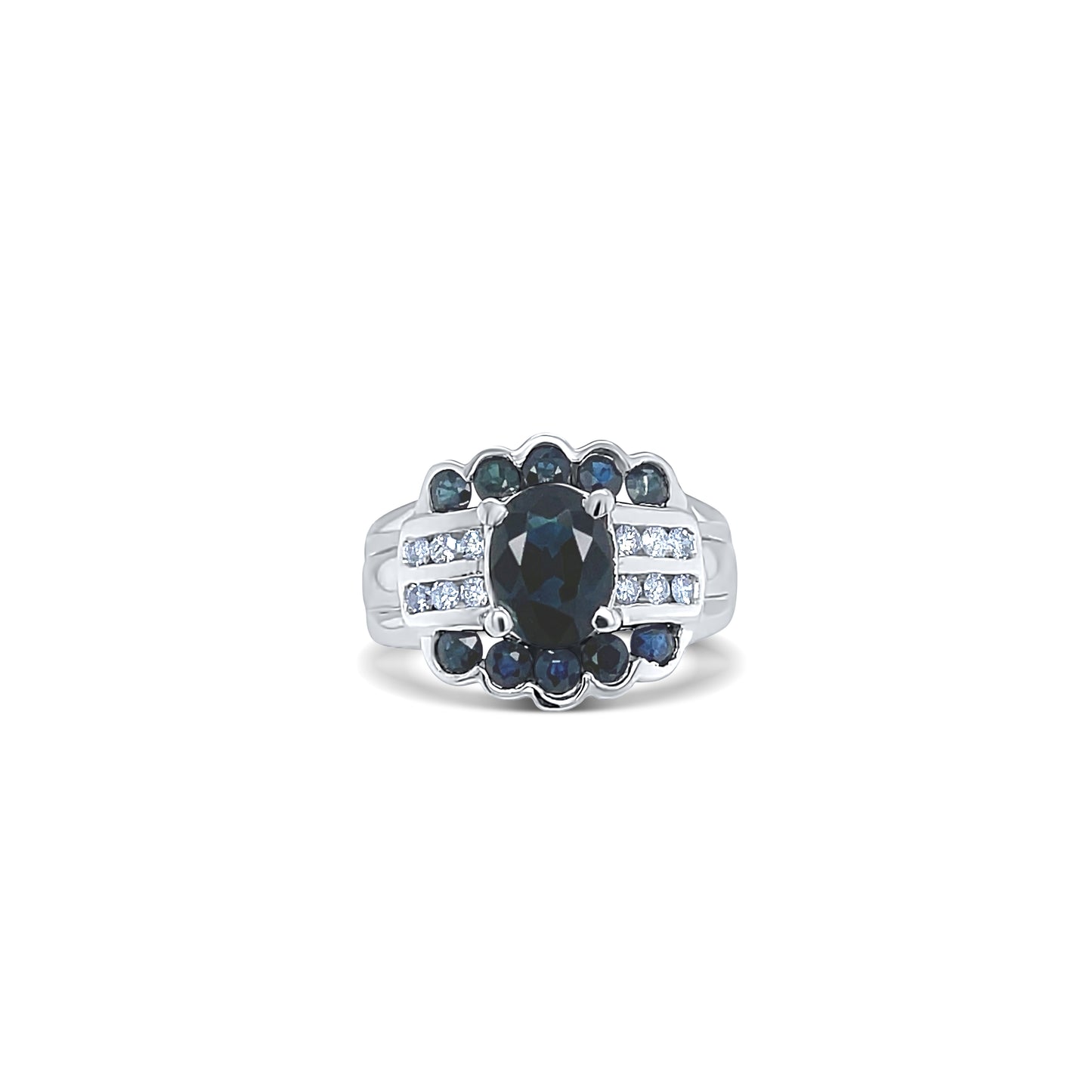 Midnight Sapphire Birthstone Ring