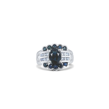 Midnight Sapphire Birthstone Ring