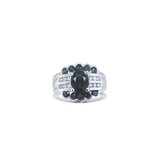 Midnight Sapphire Birthstone Ring