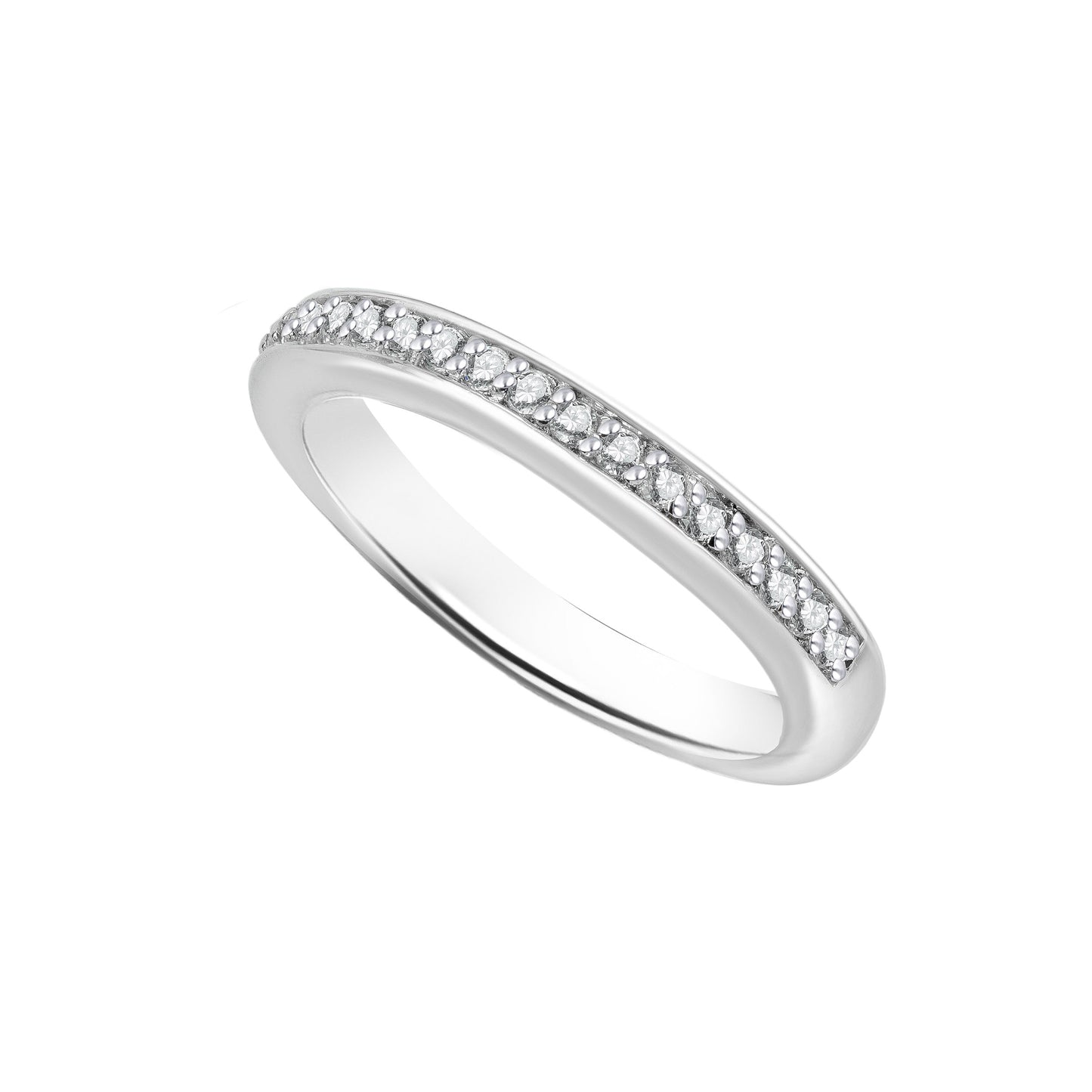 Soft Radiance White Gold Ring