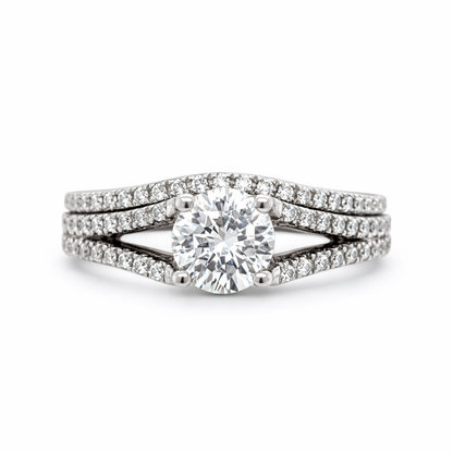 Diamond Symphony White Gold Ring