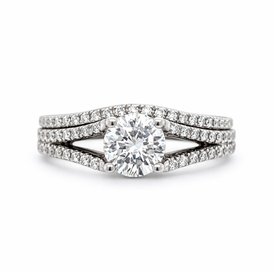 Diamond Symphony White Gold Ring