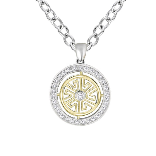 Eternal Harmony Diamond Medallion Pendant