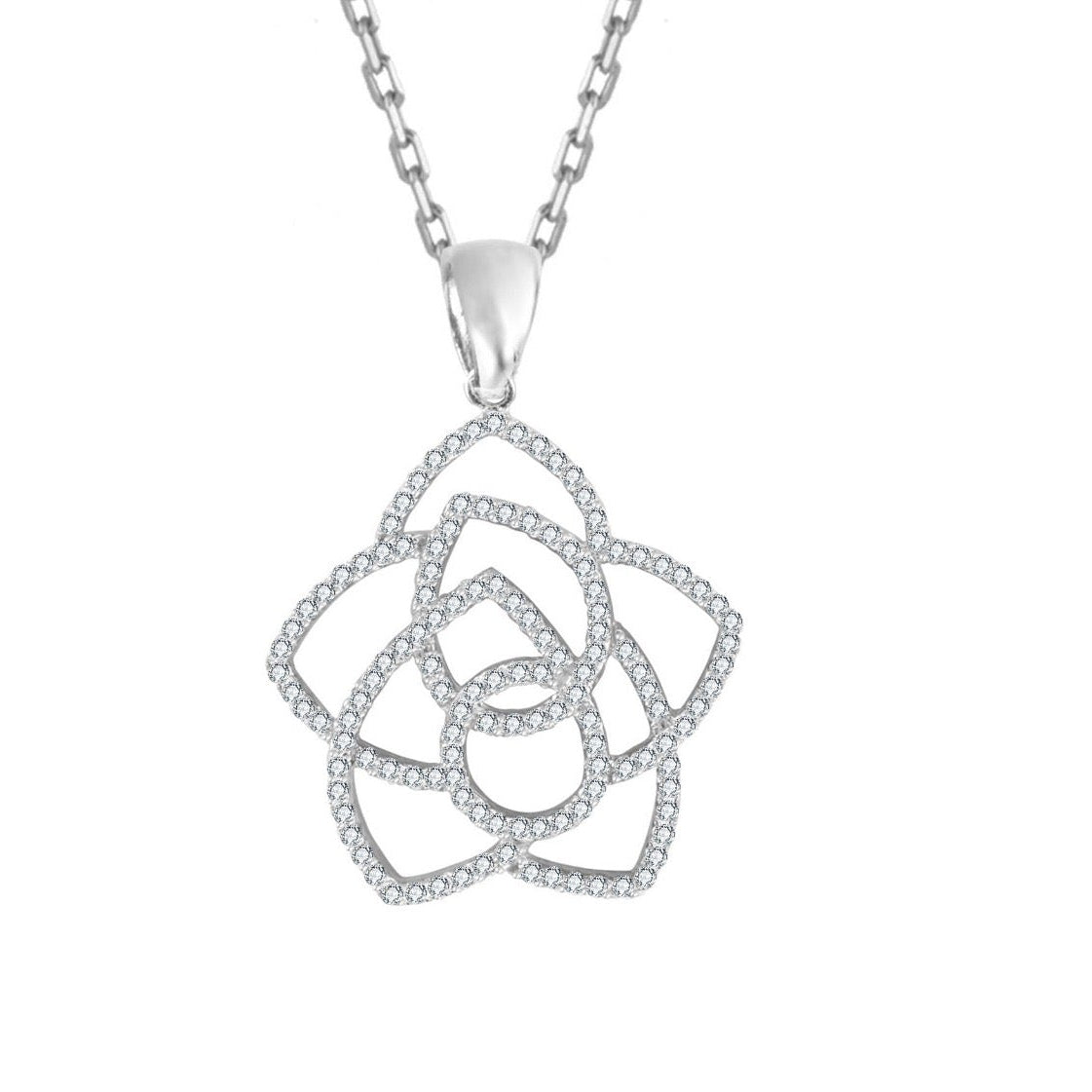 Eternal Bloom Diamond Pendant