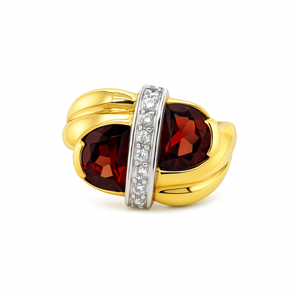 Special-Cut Yellow Gold Ring