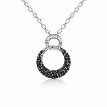 Celestial Circle White Gold Pendant