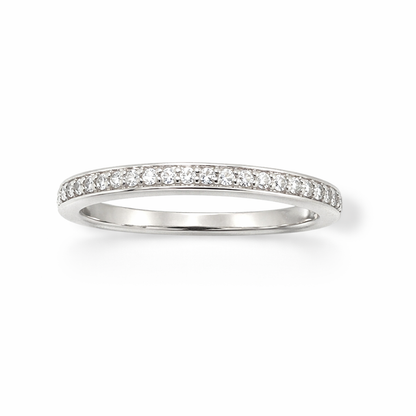 Soft Radiance White Gold Ring