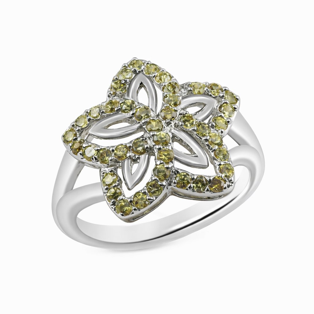 Springleaf Blossom White Gold Ring