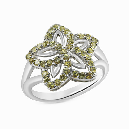 Springleaf Blossom White Gold Ring