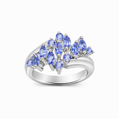 Celestial Marquise White Gold Ring
