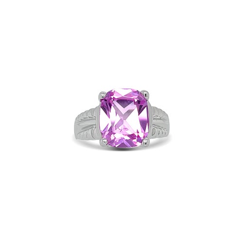 Pink Sapphire Dream Gold Birthstone Ring