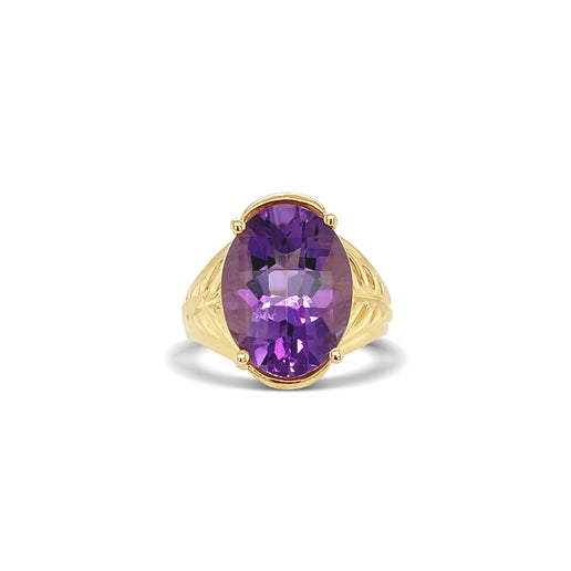 Royal Velvet Amethyst Dream Gold Ring