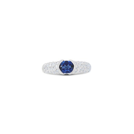 Sapphire Azure Dream Silver Ring