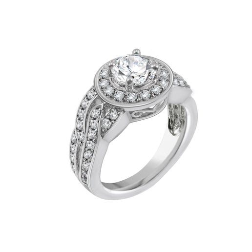 Eternity's Embrace Silver Channel Ring