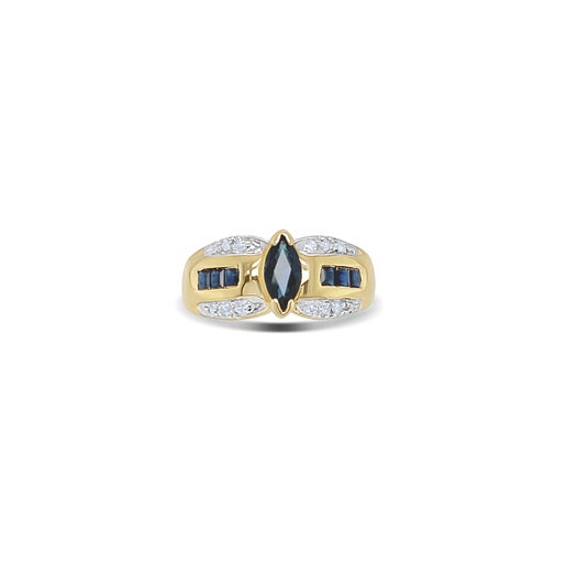 Celestial Dreamscape Gold Ring