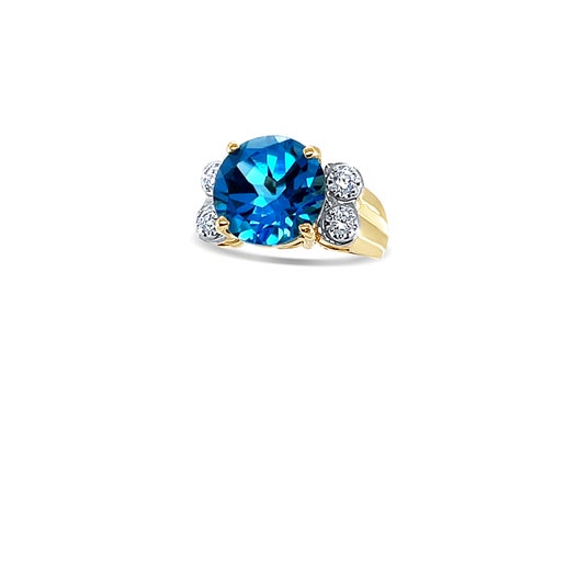 Celestial Blue Diamond Dreams Ring