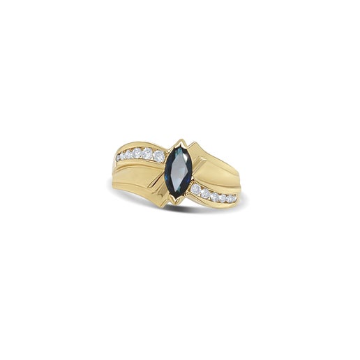 Sapphire Symphonies Gold Ring